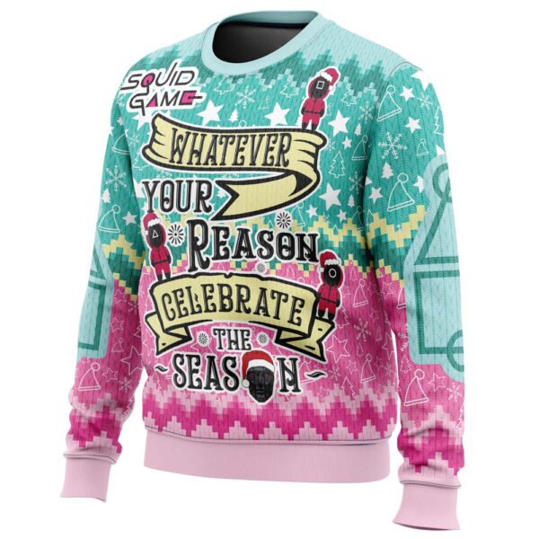 Celebrate The Season Squid Game Christmas Sweater