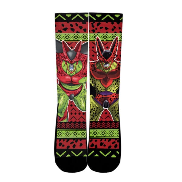 Cell Max Socks Dragon Ball Custom Ugly Christmas Anime Socks