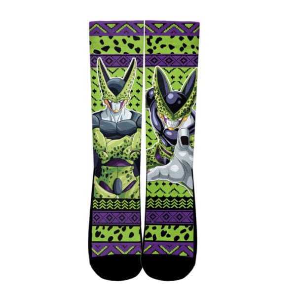 Cell Socks Dragon Ball Custom Ugly Christmas Anime Socks