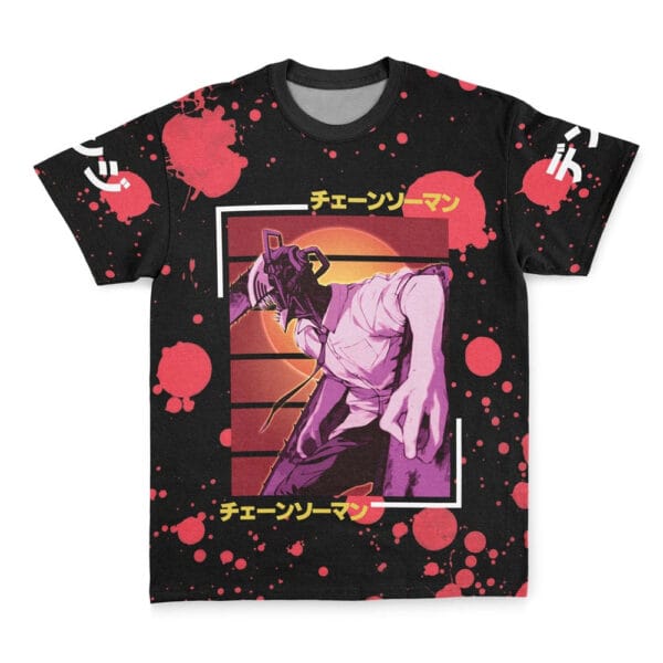 Anime Chainsaw Man Streetwear T Shirt