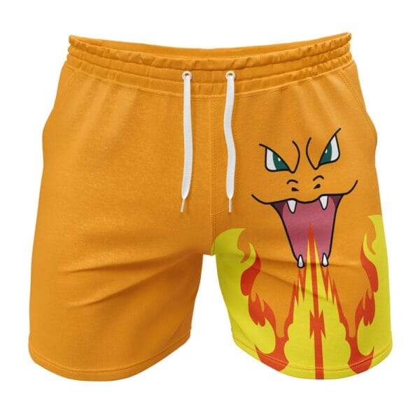 Charizard Face Pokemon Gym Shorts