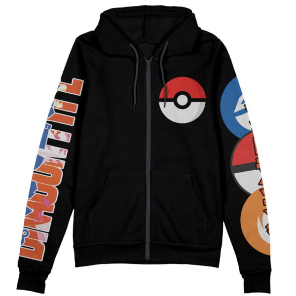 Charizard Pokemon Streetwear Zip Hoodie Jacket