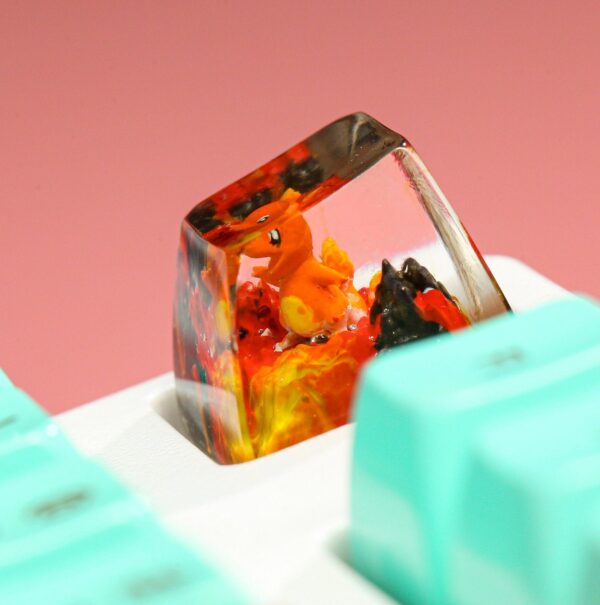 Charmander Pokemon Artisan Keycap