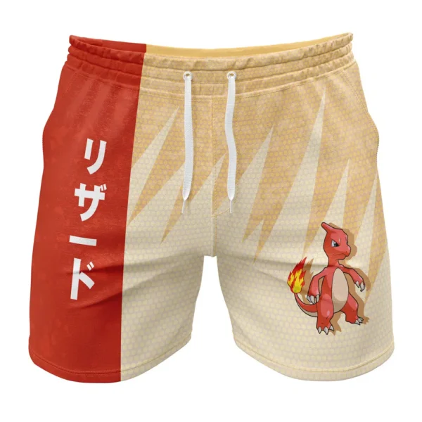 Charmeleon Classic Pokemon Gym Shorts