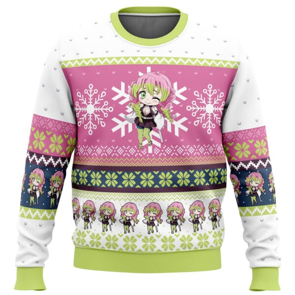 Anime Chibi Christmas Mitsuri Kanroji Demon Slayer Ugly Christmas Sweater