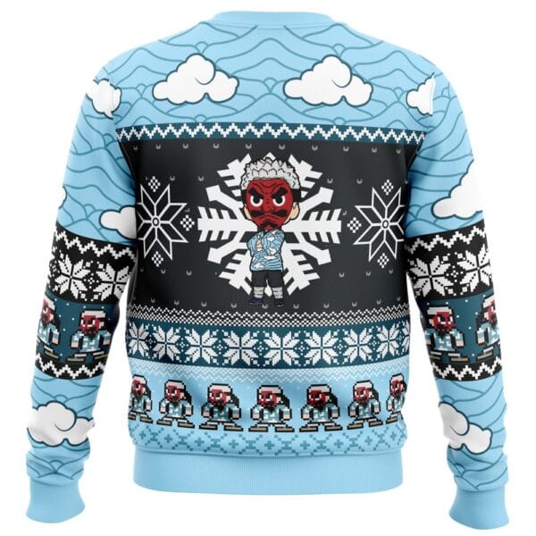 Anime Chibi Christmas Urokodaki Sakonji Demon Slayer Ugly Christmas Sweater