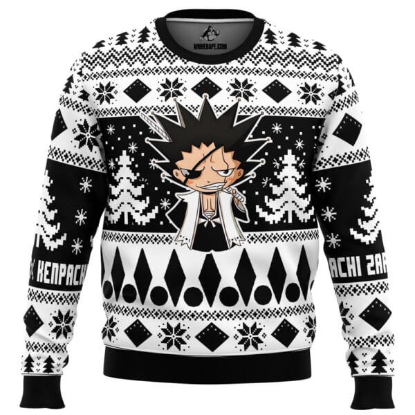 Anime Chibi Kenpachi Zaraki Bleach Ugly Christmas Sweater