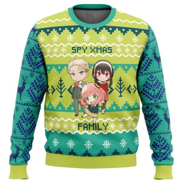 Anime Chibi Spy X Family Ugly Christmas Sweater