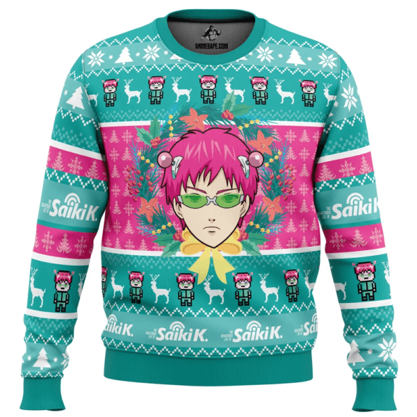 Christmas At School Saiki Kusuo No Psi Nan Ugly Christmas Sweater