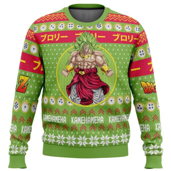 Christmas Broly Dragon Ball Z Ugly Christmas Sweater