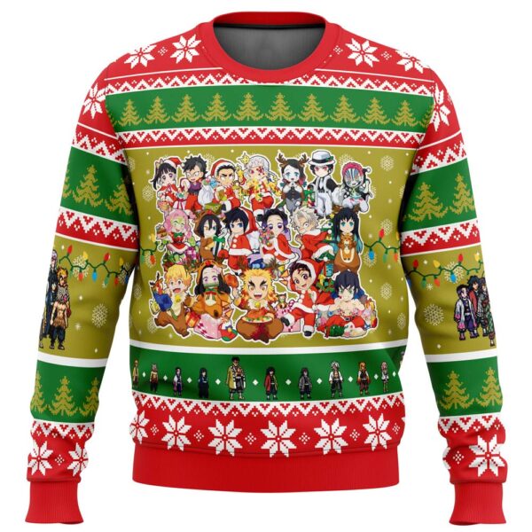 Anime Christmas Demon Slayer Squad Demon Slayer Ugly Christmas Sweater