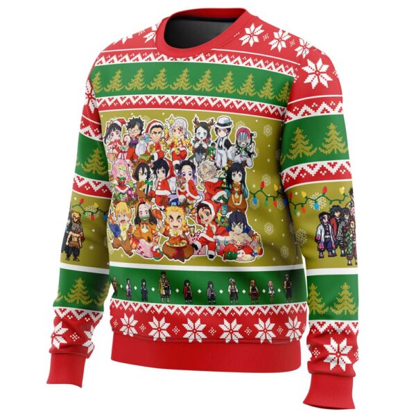 Anime Christmas Demon Slayer Squad Demon Slayer Ugly Christmas Sweater