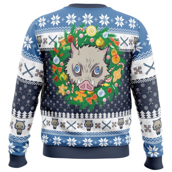 Anime Christmas Hashibira Inosuke Demon Slayer Ugly Christmas Sweater