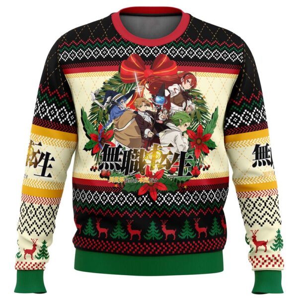 Anime Christmas Is Here Mushoku Tensei Jobless Reincarnation Ugly Christmas Sweater