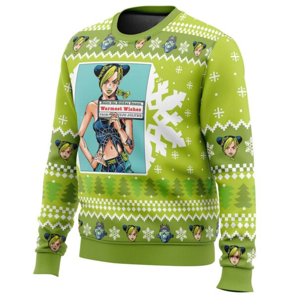 Anime Christmas Jolyne Kujo Jojos Bizarre Adventure Christmas Sweater Anime