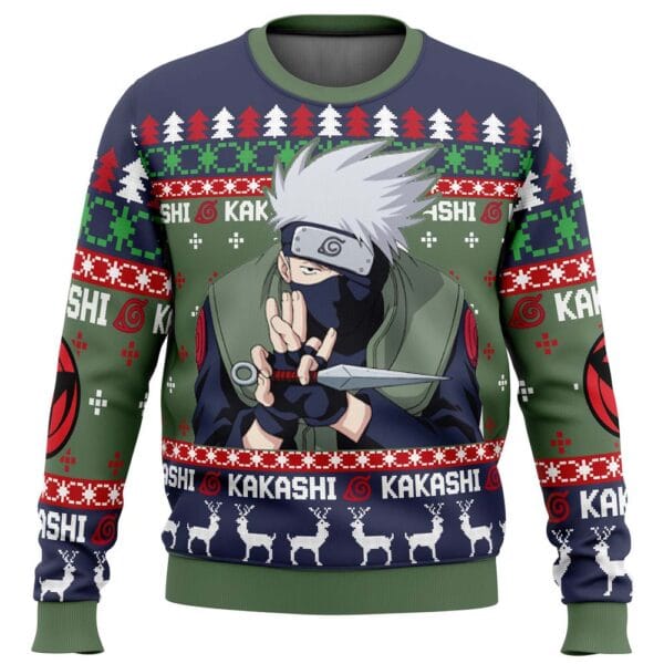 Anime Christmas Kakashi Hatake Naruto Christmas Sweater