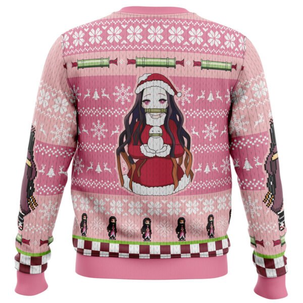 Anime Christmas Nezuko Kamado Demon Slayer Ugly Christmas Sweater