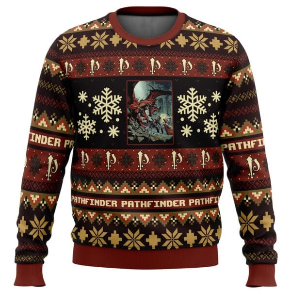 Christmas Pathfinder Board Games Ugly Christmas Sweater