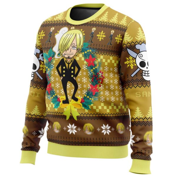 Christmas Sanji One Piece Ugly Christmas Sweater