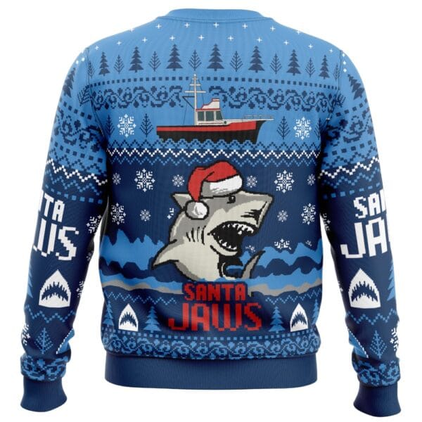 Christmas Shark Santa Jaws Ugly Christmas Sweater