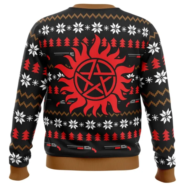 Christmas With The Winchesters Supernatural Ugly Christmas Sweater