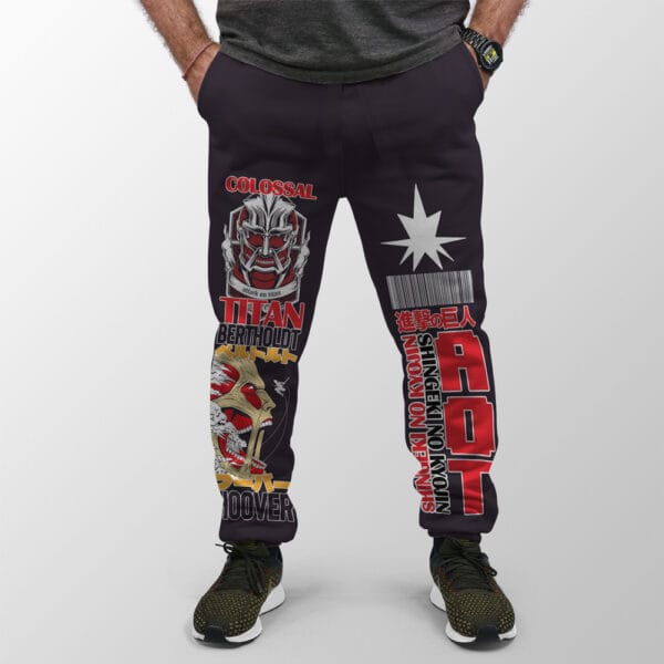 Anime Colossal Titan Attack On Titan Streetwear Sweatpants