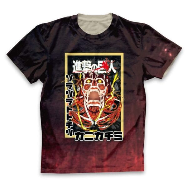 Anime Colossal Titan Attack On Titan Streetwear Tshirt