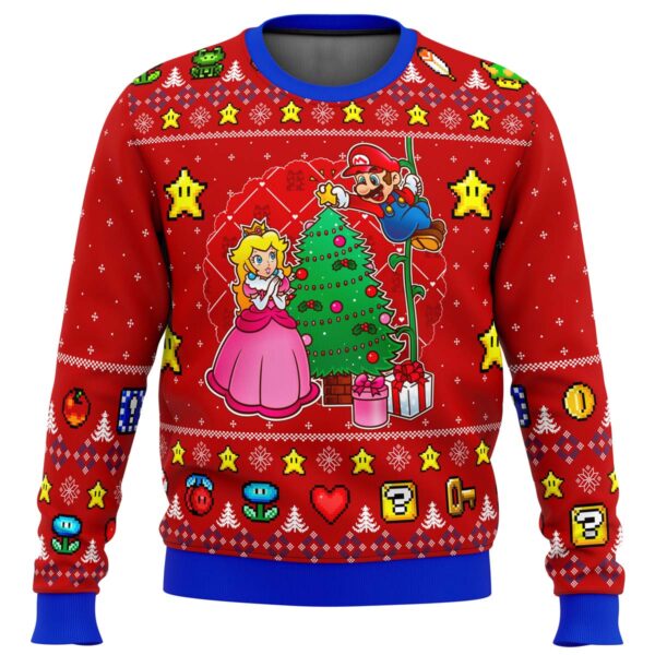 Come And See The Christmas Tree Super Mario Ugly Christmas Sweater