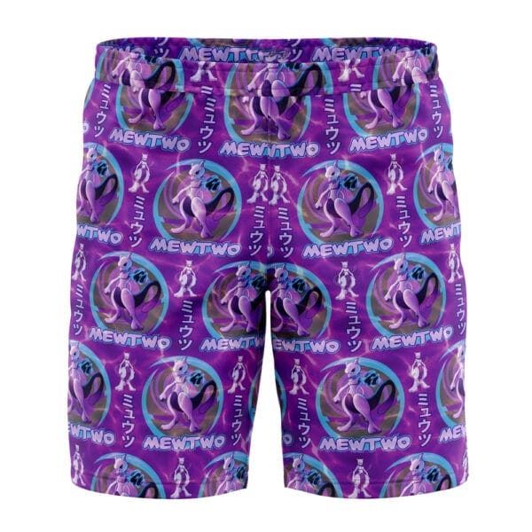 Cosmic Mewtwo Pokemon Board Shorts Swim Trunks