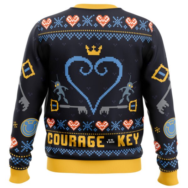 Courage Is The Key Kingdom Hearts Ugly Christmas Sweater