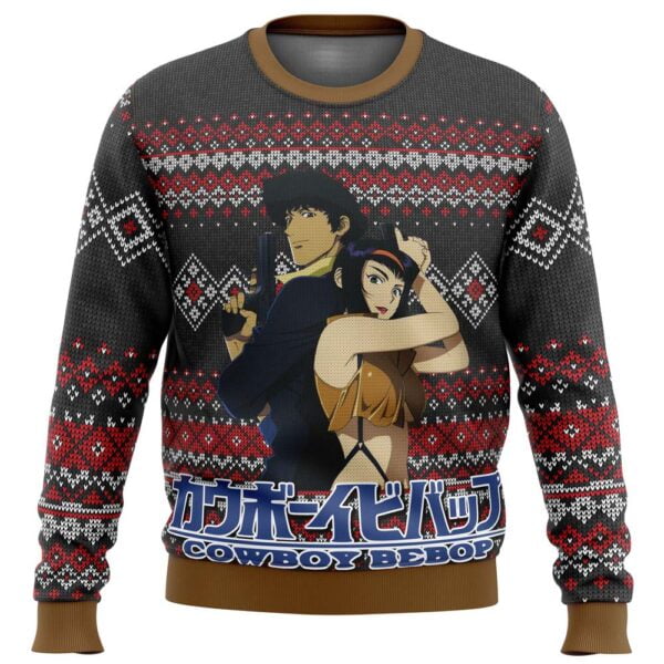 Anime Cowboy Bebop Alt Ugly Christmas Sweater