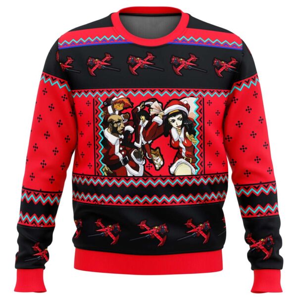 Anime Cowboy Bebop Holiday Ugly Christmas Sweater