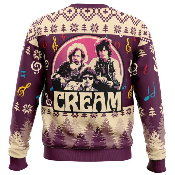 Cream Band Ugly Christmas Sweater