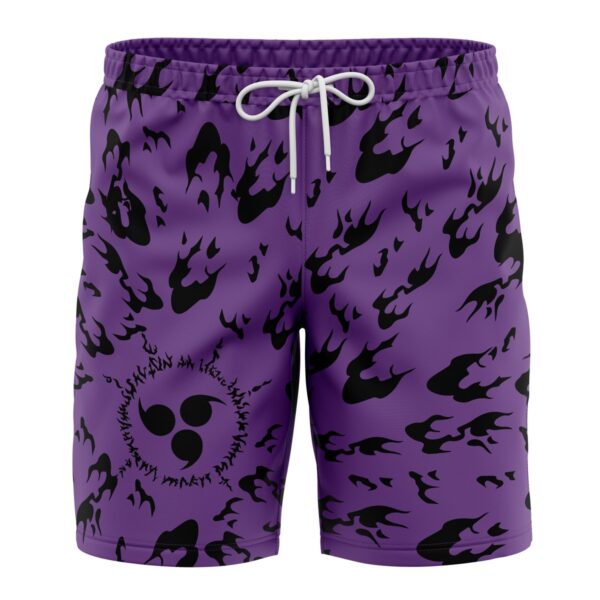 Anime Curse Mark V2 Naruto Board Shorts Swim Trunks