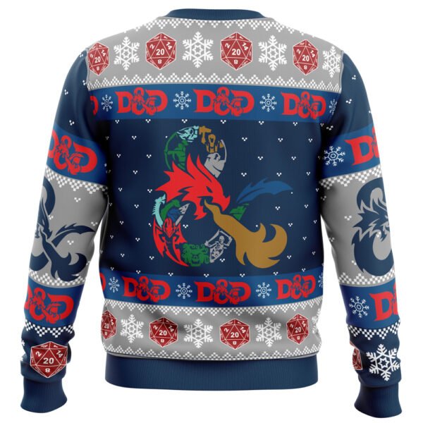 D20 Dungeons Dragons Ugly Christmas Sweater