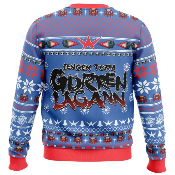 Dai Gurren Tengen Toppa Gurren Lagann Ugly Christmas Sweater