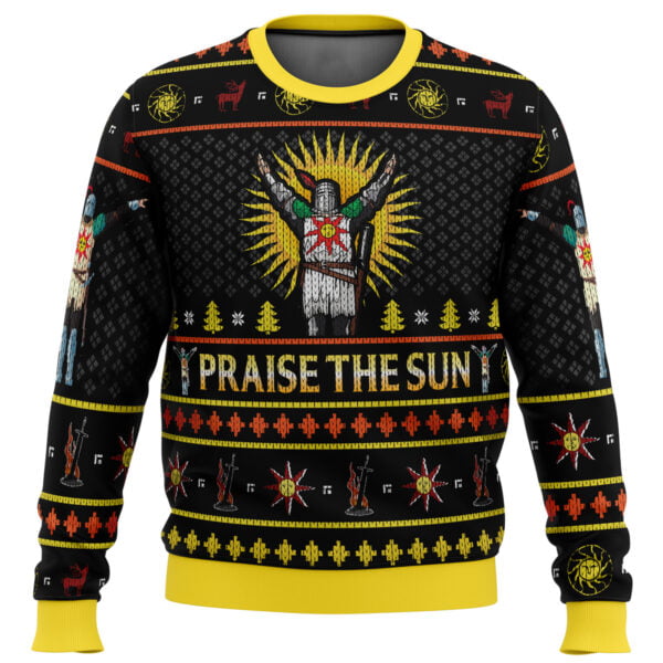 Dark Souls Praise The Sun Ugly Christmas Sweater