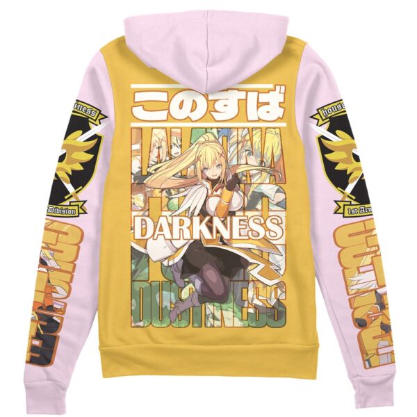 Darkness Konosuba Streetwear Zip Hoodie Jacket