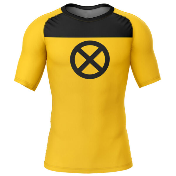 Deadpool Trainee Short Sleeve Rash Guard Compression Shirt