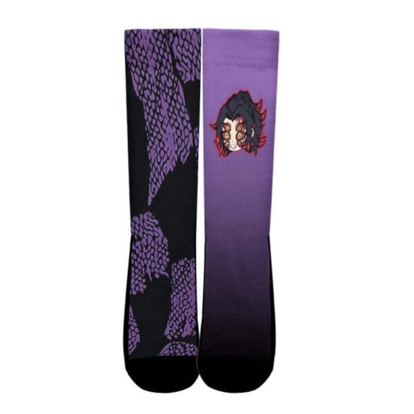 Anime Demon Slayer Socks Kokushibou Socks Custom Demon Slayer Anime