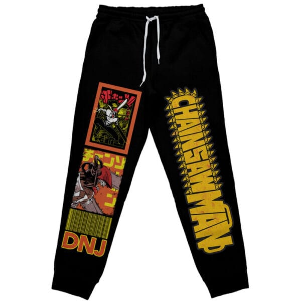 Anime Denji Chainsaw Man Streetwear Sweatpants