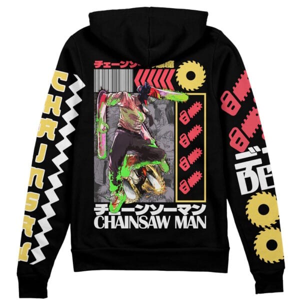 Denji V3 Chainsaw Man Streetwear Zip Hoodie Jacket