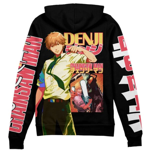 Denji V4 Chainsaw Man Streetwear Zip Hoodie Jacket