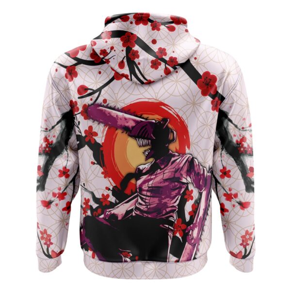 Anime Denji X Pochita Chainsaw Man Zip Hoodie Jacket