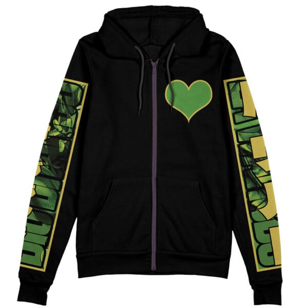 Anime Dio Brando Jojos Bizarre Adventure Streetwear Zip Hoodie Jacket