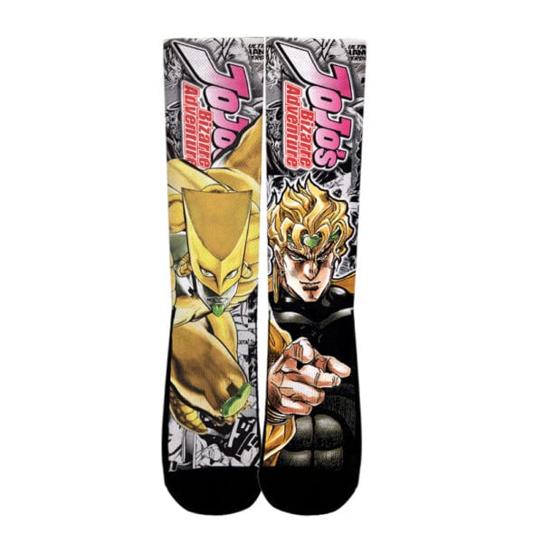 Anime Dio Brando Socks Jojos Bizarre Adventure Custom Anime Socks Anime