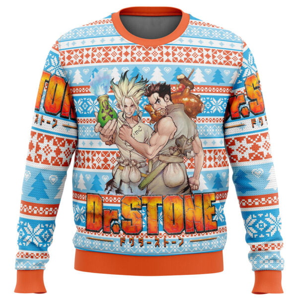 Anime Dr Stone Alt Ugly Christmas Sweater