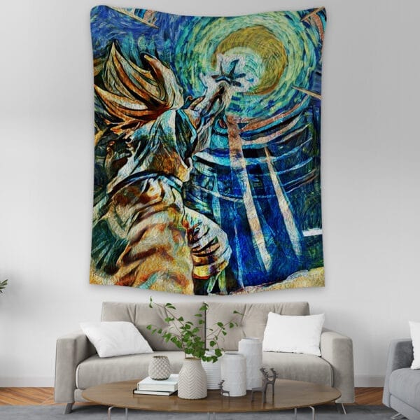 Dragon Ball Z Starry Night Kamehameha Tapestry