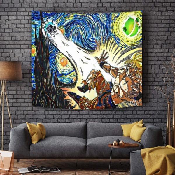 Dragon Ball Z Super Starry Night Tapestry