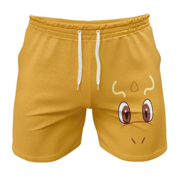 Dragonite Face Pokemon Gym Shorts